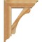 Ekena Millwork Legacy Traditional Rough Sawn Bracket w/ Offset Brace, Western Red Cedar, 6"W x 18"D x 22"H BKT0604X18X22LEC01RWR - alternate 2
